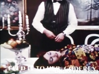 Vintage Porn 1960s - Hairy Mature Brunette - Table For Three