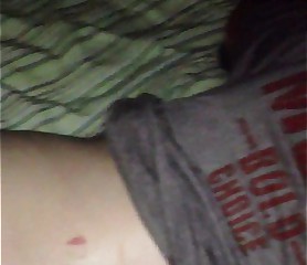 sleeping woman hickey on back cum shot