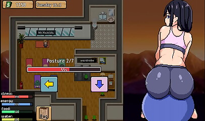 Life Pressure [ HENTAI Game ] Ep.1 fucking the YOGA TEACHER to relieve stress from work !